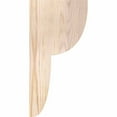 thumbnail image 3 of 5 1/2"W x 8"D x 16"H Crestline Smooth Corbel, Douglas Fir, 3 of 9