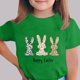 thumbnail image 1 of Blusas y camisas de manga corta con cuello redondo Camiseta estampada de manga corta de Pascua para niños Cuello redondo Manga corta Casual Versátil Para niñas Niños Top de poliéster, 1 of 5