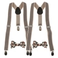 thumbnail image 1 of 2Sets Kid Suspenders Set Belt Suspender Elástico en La Espalda, 1 of 9