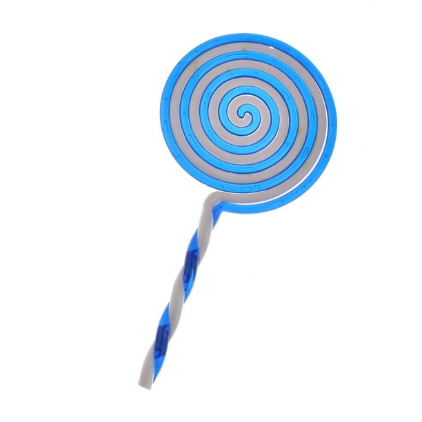 Sweet Lollipop Candy Sugar Prop Disfraz de Fiesta Elegante Baby Shower Decoración de Cumpleaños Azul Baoblaze Accesorio de piruleta