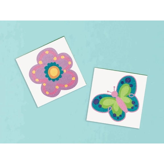 Glitter Glamour Girl Birthday Party Favor 36 ct. Temporary Tattoos