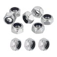 thumbnail image 1 of 10 Pcs Écrous de Verrouillage M10x1.5mm, Insert en Nylon Inoxydable 316 Autobloquant, 1 of 6