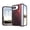 Cherryred, variant on Becova Stylish Gradient Color Case for Apple iPhone Duo, Magnetic Wireless Charging Compatible Foldable Phone Cover with Transparent Back, Shock-Absorbing Corners, Blue