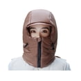 thumbnail image 1 of Visland Winter Riding Hat Thickened Brim Neck Wrap Windproof Warm Hat Adjustable Drawstring Design Skiing Hat, 1 of 8