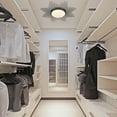 thumbnail image 4 of Wry Lighting Kieran Integrated LED 24in Flush Mount in Matte Black, 4 of 12