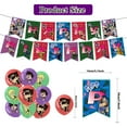thumbnail image 3 of 32-Piece For JoJo's Bizarre Adventure Cartoon-Themed Birthday Party Decorations Set – Includes Banner, Cake Topper, 12 Cupcake Toppers, and 18 Balloons, 3 of 5