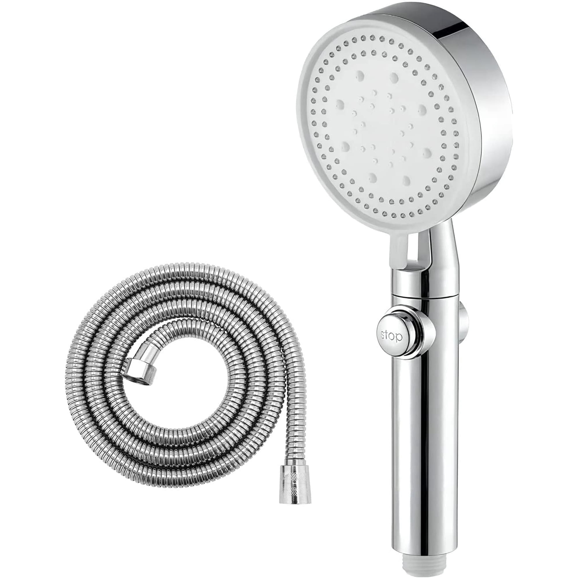 Pommeau de douche noir haute pression, 3 Modes, support de filtre Boost réglable avec tuyau pour ensembles d'accessoires de salle de bain, nouveau – acheter aux petits prix dans la boutique en