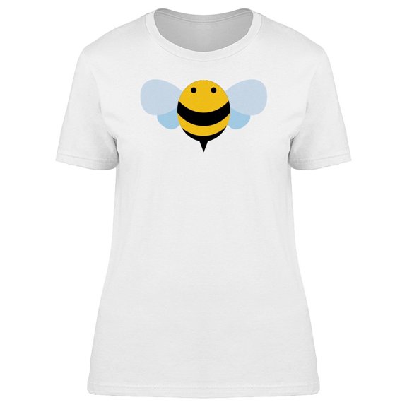 Cute Honey Bee Doodle Cartoon Tee Women's -Image by Shutterstock