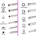 thumbnail image 3 of Kit De Destornilladores De Herramientas De Ajuste De Carburador De 11 Piezas Para Carburador Común De 2 Ciclos, Ajuste De Motor Pequeño, Herramienta De Ajuste De Carburador, Herramienta De Ajuste De C, 3 of 5