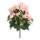 thumbnail image 4 of Arbusto artificial de Begonia rosa de 39 cm con flores de imitación Vickerman, 4 of 5