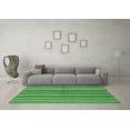 thumbnail image 3 of Ahgly Company Indoor Rectangle Abstract Emerald Green Contemporary Area Rugs, 3' x 5', 3 of 4