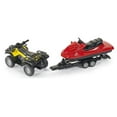 thumbnail image 2 of Quad ATV Black and Yellow and Boat with Trailer 1/50 Diecast Model by Siku, 2 of 3