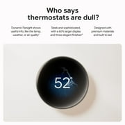 Google Nest Learning Thermostat (4th Gen) with Nest Temperature Sensor (2nd Gen) - Energy Saving Smart Thermostat with Adaptive Eco - Works with Alexa and Google Home App - Polished Silver