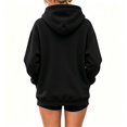 thumbnail image 4 of Textilo Christmas Pet Pouch Hoodie for Women Men Zip Up Long Sleeve Hooded Sweatshirt with Kangaroo Pockets Drawstring Cute Funny Santa Holiday Dog Pouch Christmas Hoodies, 4 of 6