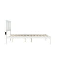 thumbnail image 5 of Tahoe Contemporary Wood Storage Slat Bed, Full, White, 5 of 6
