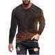 thumbnail image 2 of Blusas y camisas de manga larga con cuello redondo para hombre, estilo casual, cuello redondo, manga larga, para Halloween, con estampado, de poliéster, 2 of 5
