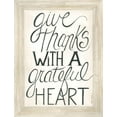 thumbnail image 2 of Shamp, Cindy 15x18 White Modern Wood Framed Museum Art Print Titled - Grateful Heart, 2 of 4
