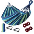 thumbnail image 1 of Mapskey Hamacas Portátiles para Acampar 700lb Tela Cómoda con Dos Vigas de Equilibrio Antideslizantes y Correas de Árbol Resistentes, 1 of 6