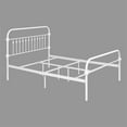 thumbnail image 6 of Homycasa Gobert 58.7" Contemporary Metal Full Size Bed Frame Platform in White, 6 of 11