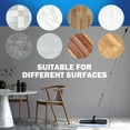 thumbnail image 5 of Matthew Microfiber Mop Compatible with Ceda Hardwood Floor'N More Microfiber Mop,Reusable&Washable 15x8 Inches,3Pack Microfiber Wet Mop Refills for Wet & Dry Floor Cleaning,Incl.1 Cleaning Scraper, 5 of 7