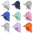 thumbnail image 3 of Hats  Boys Girls Visor Sun Protection Breathable Flap Hat Beach Hat Cycling Kids Cap, 3 of 6