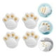 thumbnail image 5 of 8 Uds. Almohadilla de choque con garra de gato, perilla de puerta, parachoques, cojines de mesa, protectores de seguridad, protectores de goma, anticolisión para bebés blancos, 5 of 5