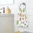 thumbnail image 3 of Yayeee 100% Cotton Hand Towels for Bathroom 16" x 28" Kitchen Towel, Green Vegetables Pattern, 3 of 7
