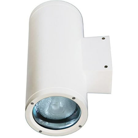 

Dabmar Lighting DW3755-W 16.38 x 6.88 x 10.26 in. 120 V 2 x 90 watts PAR38 Incandenscent Type Powder Coated Cast Aluminum UP & Down Light Wall Fixture White
