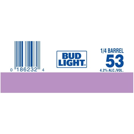Bud Light Beer, 7.75 gal Keg, 4.2% ABV