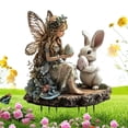thumbnail image 4 of Signo Conejo Al Aire Libre Pascua Stakes Jardín Rabbit Stake Garden 2D para, 4 of 9