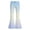 Back to School Girls Jeans-4Light Blue, variant on GobdXE Girls High Waist Flare Denim Pants Solid Casual Back to School Daily Bell Bottom Trousers Purple,7-8 Years