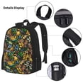 thumbnail image 3 of Easygdp Hawaiian Culture Symbols Mochila para Niños y Niñas con Set de Caja de Almuerzo y Estuche para Lápices 3 en 1, Mochila Escolar Estampada para Adolescentes, 3 of 7