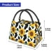 thumbnail image 2 of Balery Cute Cow Print Sunflower B Bolsa de Aislamiento Portátil – Bolsa de Almuerzo con Forro de Aluminio Mejorado, Funda Impermeable y Fácil de Limpiar para Picnic y Caja de Almuerzo, 2 of 6