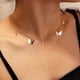 thumbnail image 5 of Collar para mujer, joyería para mujer, colgante de borla de metal para mujer, collar con colgante de clavícula para mujer, pendientes para mujer, 5 of 5