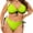 Color3, variant on Women's Plus Size Sexy Sling Triangle Two Piece Bikini Travel Swimsuit