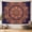 A, variant on XaaKee Tapestry Wall Hanging, Bohemian Mandala Ornate Circular Motif Tapestry For Bedroom, High-Quality Polyester Large Tapestry, For Home And Office, 60x40Inch