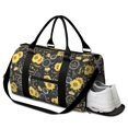 thumbnail image 2 of Sunflowers Womens Gym Tote Duffle Bag with Wet Pocket & Shoe Compartment, Floral Travel Duffel Bag Overnight Weekender Hospital Tote Girls Workout Carry on Bag with Luggage Sleeve, 2 of 6