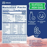 PediaSure Grow & Gain Shake Mix Powder, Strawberry, 14.1 oz Can, 8 Servings