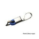 thumbnail image 4 of Sidaley LLavero de coche, soporte de llavero de aleación de Zinc, cuerda trenzada portátil para vehículo de motocicleta, colgante giratorio de 360 Automoción decorativa y accesorios Azul Sidaley VI016841-03, 4 of 6