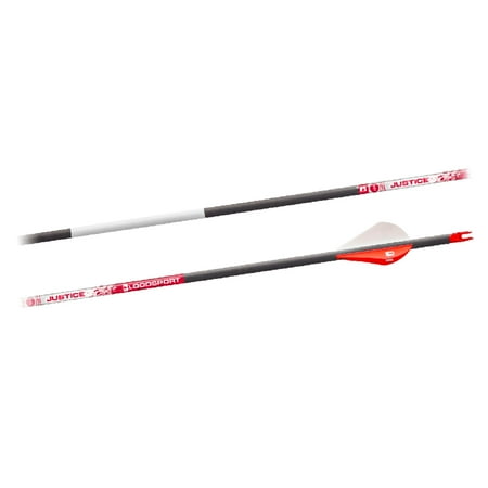 Bloodsport Archery Bloodsport Justice 350 Arrows w/Vanes Nocks & Inserts