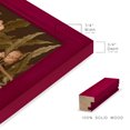 thumbnail image 2 of Asian Brocade IV - Framed Print w/glass - Cherry Red, 2 of 7