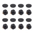 thumbnail image 2 of Juego De 8 Pies Para Soporte Altavoz, Almohadilla Pie, Puntas Metal AleacióN Aluminio, Cono Suelo, Clavo Color Negro, 2 of 11