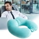 thumbnail image 1 of Almohada cervical de viaje en forma de U con diseño de joroba | Tejido elástico, suave y transpirable | Relleno de microperlas para mayor soporte | Compacta para viajes en avión, coche y para, 1 of 3