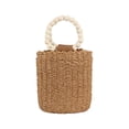 thumbnail image 4 of Bolso De Paja Bolso De Compras Bolso Tejido A Mano De Paja Para Vacaciones Verano Camping, 4 of 8