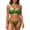 Womens Swimsuits Green, variant on Bikini Sets for Women Trendy 2 Piece Swimsuits Womens Solid Color Push-Up Tops G-String Thongs Beach Tanning Swimming Bathing Suits