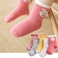 thumbnail image 4 of Lojalitet Calcetines de niña de Dibujos Animados con Calcetines de bebé de Boca Suelta Antideslizantes de Tubo Medio, 4 of 5