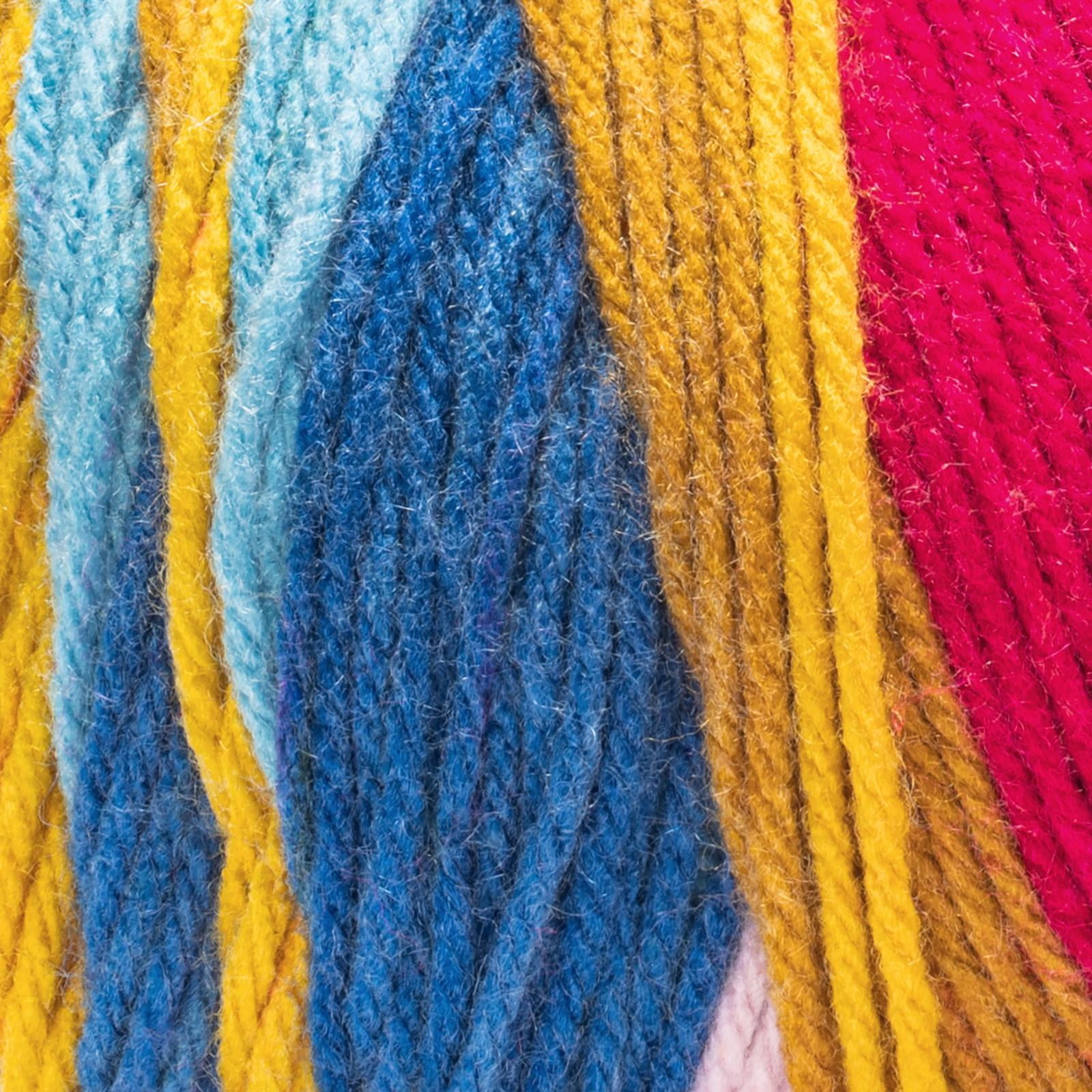 Red Heart® All In One Granny Square Grande™ #4 Worsted (Medium) Acrylic Yarn, Cats Meow 8.8oz/250g 440 Yards (3 Pack)