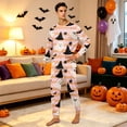 thumbnail image 4 of Matching Family Halloween Pajamas Set - 2026 Cute Ghost & Pumpkin Print Two-Piece Sleepwear Pjs - Family Matching Pajamas Soft Holiday Loungewear Halloween Matching Pajamas for Family, 4 of 6