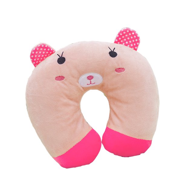 Almohada de Cuello de Material Peluche de Dibujos Atractivos utilizar para Camping,Siestas,Decoración de Camas 1 Conejo Macarena Almohada linda de la historieta
