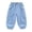 Light Blue-04, variant on Ugoldhm Toddlers Kids Elastic Waist Cargo Jogger Jeans - Baggy Button Detail Casual Denim Pants